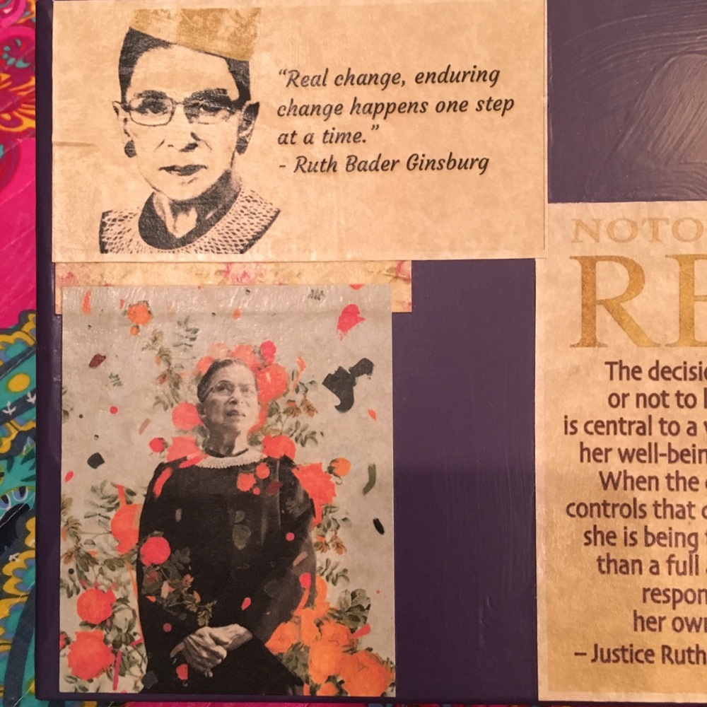 RBG ~ Ruth Bader Ginsburg Memory Box - Picture 7 of 16